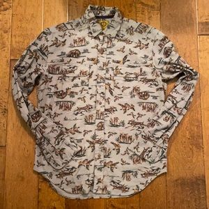 Stapleford Animal Print Button Up Shirt.